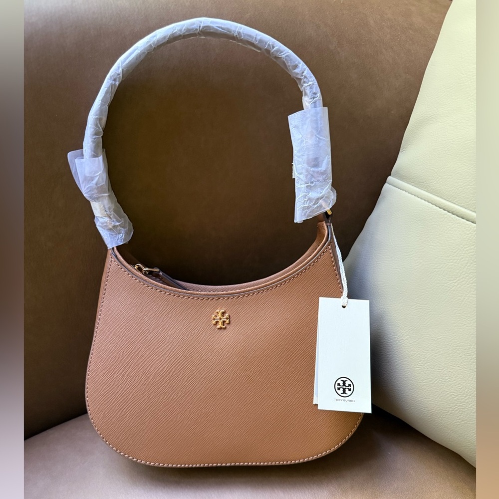 Tory Burch Emerson Soft Shoulder Bag - Camel / Tan (NWT)